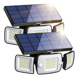 Luces Solares Sensor De Movimiento Al Aire Libre, Paque...