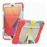 Funda Uso Rudo Pastel + Mica Cristal Para iPad 2 A1395 A1396