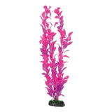 Planta Artificial Soma Economy 40cm Rosa P/decorar Aquários