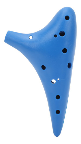 Instrumento De Viento Portátil De Plástico Ocarina Con 12 Ag