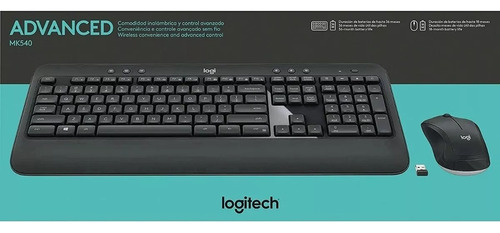 Combo Wireless Logitech Mk 540 Teclado + Mouse Inalambrico