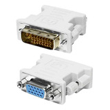 Kit 10 Adaptador Dvi-d M X Vga 24+5 Dual Link Cinza Revenda