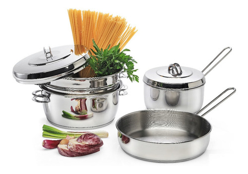 Set Batería De Cocina Gamuza Master Ware Multicoccion 31048