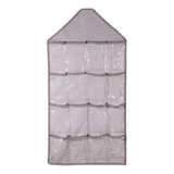 Organizador De Closet Colgante 16 Divisiones Transparente