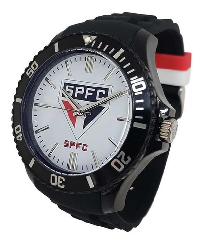 Relógio Masculino São Paulo Sport Bel Spfc-004-3 Preto