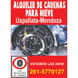 Alquiler Cadenas Para  Nieve Y Cabañas En Uspallata Mendoza