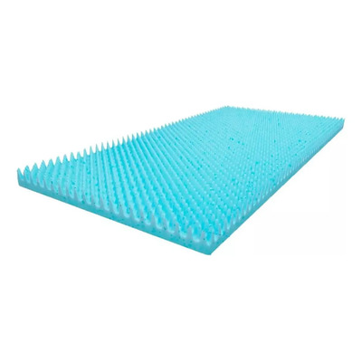 Colchon Cascaron De Huevo Antillagas Memory Foam Y Gel Azul | MercadoLibre
