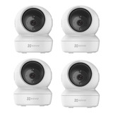 Camara Ip Wifi Domo Ezviz Kit X 4u Motorizada Audio