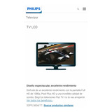 Tv O Monitor Philips 32 Full Hd 32pfl5604/77 Usada