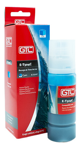 Tinta Alternativa Gtc Para Epson T504 70ml