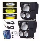 32000 Lm Par Faros De Lupa Doble  Color Luz Para Auto Moto