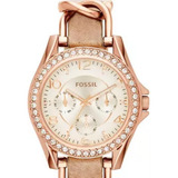 Reloj Fossil Riley Es3466 Para Mujer Analógico 38 Mm