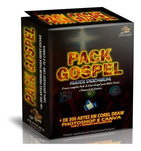 Super Pack Gospel 70 Artes Editáveis Em Coreldraw +bônus