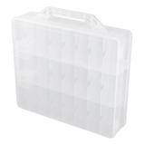 Organizador De Esmalte De Uñas Portátil De 2 Capas, 48 Celda