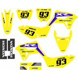 Kit Gráfico Biker R1de Xr250 Tornado Ades1vo 0.60 Mm Kr-35