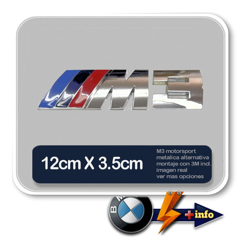 Insignia M3 Motorsport Baul Alternativa P/ Bmw  Tuningchrome Foto 3