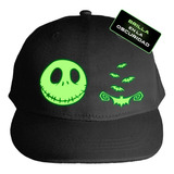 Gorra Plan Brilla Oscuridad Jack Skelligton Hallowen Terror 