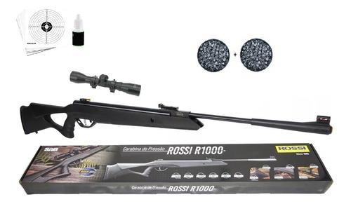 Carabina Pressao Sag R1000 Rossi Gas Ram 5.5mm + Luneta 4x32