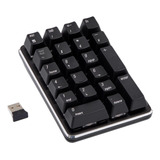 Teclado Numérico Mecânico Sem Fio 2.4g 21 Teclas Mini