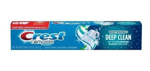 Crest Complete Whitening+ Deep Clean Pasta Dental