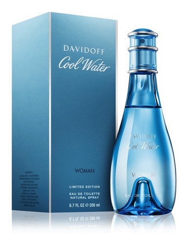 Cool Water Davidoff 200ml Dama Original