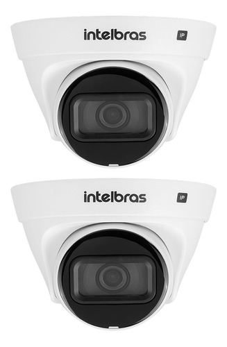 Kit 2 Câmera Ip 2 Megapixels 2.8mm 30m Vlp 1230 D Intelbras