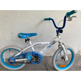 Bicicleta Infantil Huffy Disney Frozen R16  Color Azul