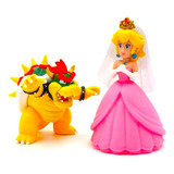 Bowser & Princesa Peach Pelicula Mario Bros Nintendo S