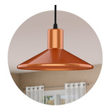 Campana Lampara Colgante Industrial Vintage Led E27 Cobre