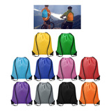 10 Pcs Bolsa Morral Color Mezclado 41x33.5cm Para Estampar