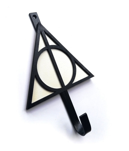 Perchero Harry Potter Reliquias Hierro Madera Percherito 