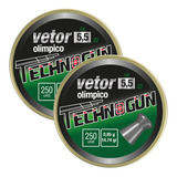 2 Chumbinhos Vetor Olímpico - Cal 5,5  -  250 Un - Technogun