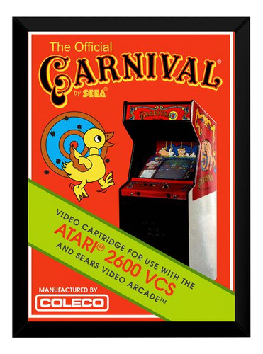 Quadro Game Atari Carnival