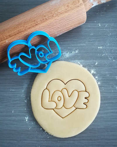 Cortador D Galletas San Valentin Corazon Amor Fondant Lv3