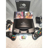 Neo Geo Cd Com Dois Controles E Jogos Paralelos. Leia