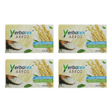 Pack 4 Jabones Naturistas En Barra De Arroz 150g C/u