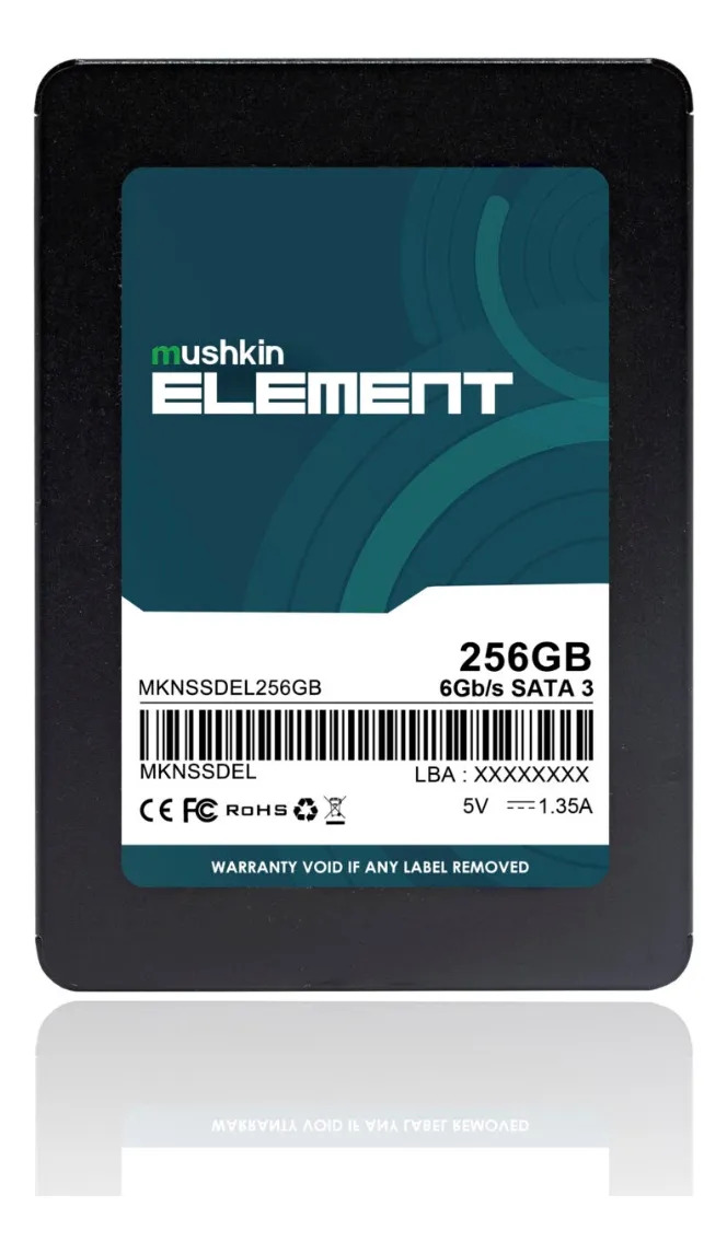 DISCO SOLIDO SSD MUSHKIN ELEMENT 256GB 500MB/S