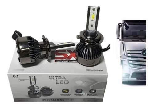 Ultraled Para Caminhão 24v 8000lumêns 6000k Todos Conectores