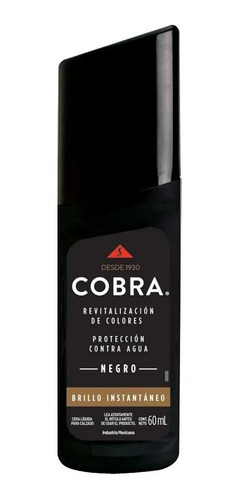 Pomada Liquida Para Calzado Auto Brillo Lustre Cobra