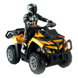 Moto Control Remoto Stunt Cross Toy Logic Color Amarillo