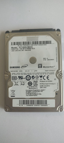 Hd 1tb Samsung St1000lm024/ Hn-m101mbbsc3 Usado