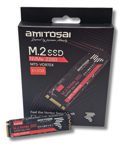 Disco 512gb Ssd M.2 Nvme Pcie 2280 Amitosai Mts-vortex