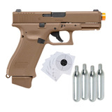 Airsoft Glock 19x Gen 5 Blowback Bbs Tanques Co2 6mm Xchws P