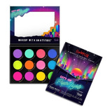 Kit De Paleta 12 Sombras Para Ojos City Of Pastel Lights Rude Cosmetics