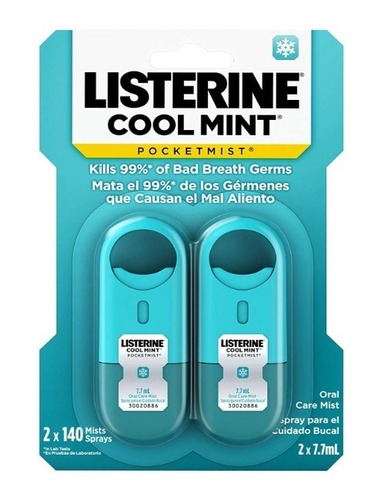 Listerine Pocketmist 2 Pack - Unidad a $63650