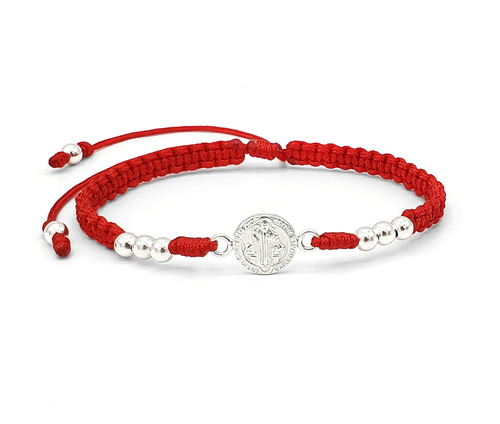 Pulsera San Benito De Abad Plata 925 Italiana Iconic Store