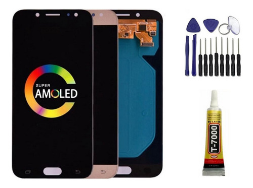 Touch Display Para J7 Pro J730 Original Oled Chaves + Cola