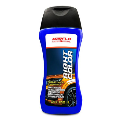Cera Líquida Tonalizadora Marflo Azul Marino Auto 250ml