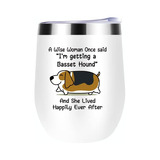 Regalos De Basset Hound, Vaso De Vino Basset Hound De 1...