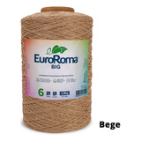 Euroroma Big Cone Colorido 4/6 - 1,8kg  1830m Bege